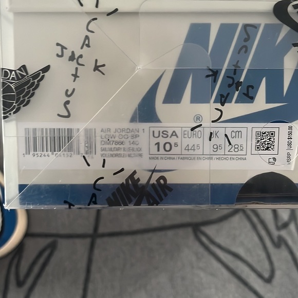 travis scott fragment jordan 1 low - Picture 4 of 5